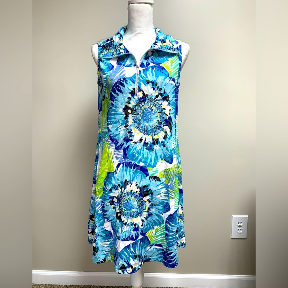 Colorful collared dress